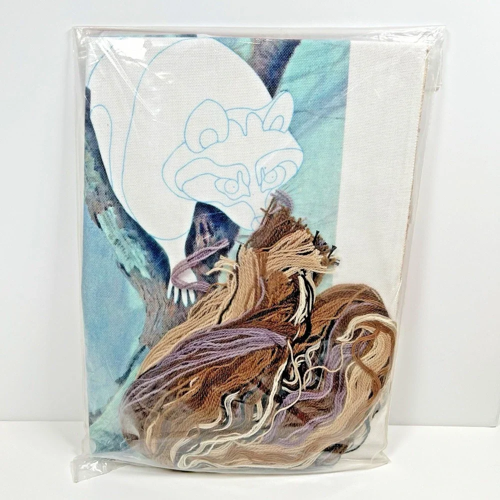 Raccoon Crewel Embroidery Kit Needle Treasures Masked Bandit 10